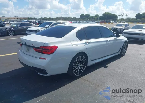 2019 BMW 740I из США, поврежденный, VIN WBA7E2C50KB216678